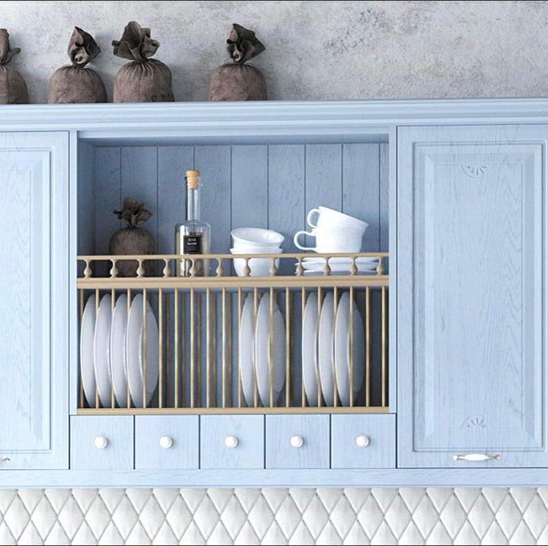 Фото прямая яркая синяя древесная кухня с крашеными фасадами в скандинавском стиле с пластиковой столешницей
